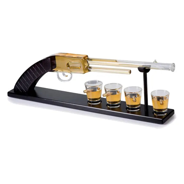 Shotgun Whiskey Decanter Set