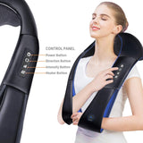 Wireless Shiatsu Neck & Shoulder Massager (Carry on bag included)